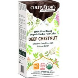 Cultivators Tinte de Cabello Orgánico con Hierbas 100 gr Deep Chestnut