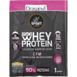 Drasanvi Whey Protein Aislado Yogur Fresa Sport Live 30 gr