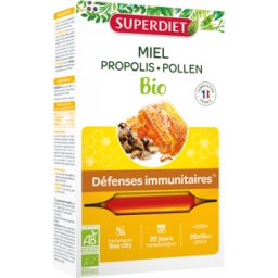Superdiet Jalea Real Miel Polen 20 Viales