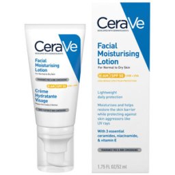 Cerave Loción Hidratante Facial Con SPF 50 52 ml