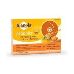 Juanola Própolis Hedera Miel 24 pastillas