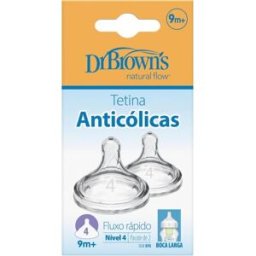 Dr. Brown's Options Preemie Flow Tetinas de Silicona Boca Ancha 4