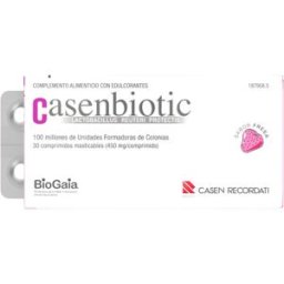 Casen Recordati Casenbiotic Fresa 30 Comprimidos