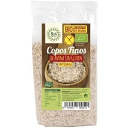 Sol Natural Copos de Avena Finos Sin Gluten Bio 500 gr 500 gr