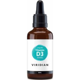 Viridian Vitamina D3 Líquida Vegana 2000UI 50 ml