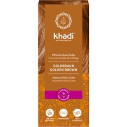 Khadi Tinte para el Cabello Natural 100 gr Golden Brown