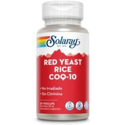 Solaray Red Yeast Rice Q10 60 cápsulas Vegetales 60 Unidades