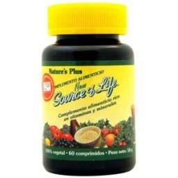 NaturesPlus Complejo Multivitaminico Source Of Life 60 Comprimidos