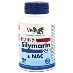 Vbyotics Mega Silimarina 240 mg +Nac 100 cápsulas