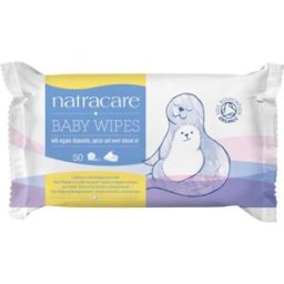 Natracare Toallitas bebé 100% algodón 50 unidades