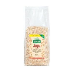 Biogra Copos de Avena Integrales Finos sin Gluten 500 gr