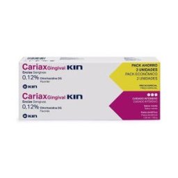 Kin Set Cariax Pasta Gingival Dentífrica 2 piezas