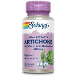 Solaray Alcachofa 300 mg 60 Cápsulas Vegetales