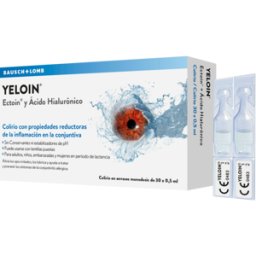 Bausch Lomb Yeloin Colirio Ojo Irritado 0,5x30 uds