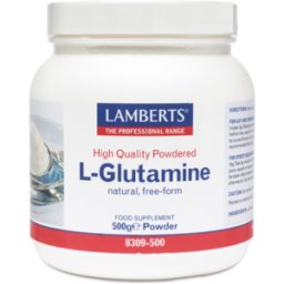 Lamberts L-Glutamina en polvo forma libre de fácil absorción 500 gr