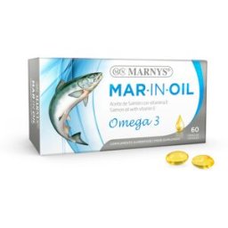 Marnys Mar-In-Oil Aceite de Salmon 150 cápsulas x 500 mg 60 Unidades