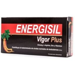 Pharma Otc Energisil Vigor Plus Ginseng + Arginina 30 Cápsulas