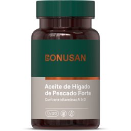 Bonusan Aceite de Hígado de Pescado Forte 120 Perlas
