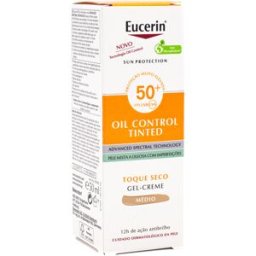 Eucerin Sun Oil Control Crema con Color SPF 50+ 50 ml Medio