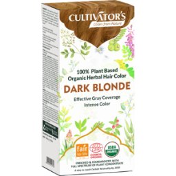 Cultivators Tinte de Cabello Orgánico con Hierbas 100 gr Dark Blonde
