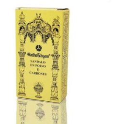 Radhe Shyam Incienso Sandalo en Polvo Y Carbones 100 gr