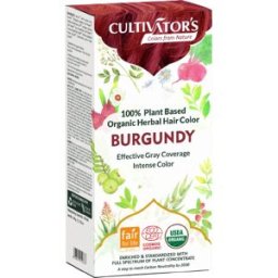 Cultivators Tinte de Cabello Orgánico con Hierbas 100 gr Burgundy