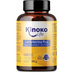 Kinoko Life Lactoferrina Plus (500Mg Vitc,Zinc Y Vit D3 2000Iu) 120