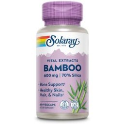 Solaray Bambú 300 mg 60 Cápsulas
