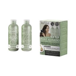 VegLiss Post Alisado Vegano Champú Y Tratamiento 3 En 1 2 Unidades