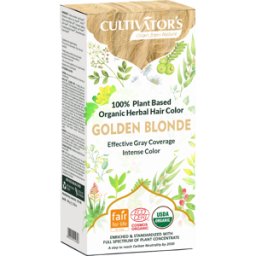 Cultivators Tinte de Cabello Orgánico con Hierbas 100 gr Golden Blonde