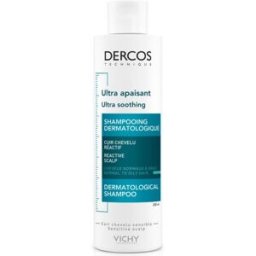 Vichy Dercos Champú Ultra Calmante 200 ml Cabellos Secos y Dañados