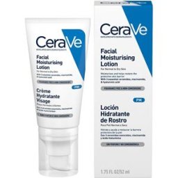Cerave Loción Hidratante Facial para pieles Normales a Secas 52 ml