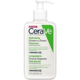 Cerave Limpiador Crema-Espuma Hidratante para Pieles normales a