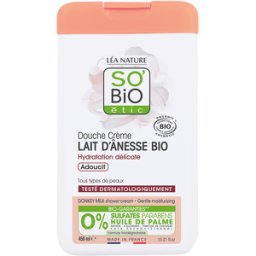 SO'BiO étic Gel ducha hidratación suave Leche de burra 650 ml