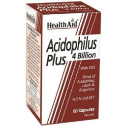 HealthAid Acidophilus Plus Probiótico 60 Cápsulas