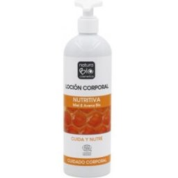NaturaBIO Cosmetics Loción Corporal Nutritiva Miel y Avena Bio 500 ml