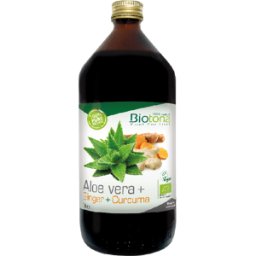 Biotona Jugo Aloe vera + Jengibre + Cúrcuma Ecológico 1000 ml