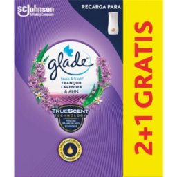 Glade Ambientador Un Toque Lavanda Recambio 3 Unidades 3 Unidades