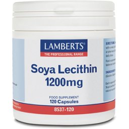 Lamberts Lecitina de soja 1200 mg rica fuente de fosfatidil colina