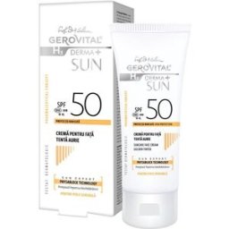 Gerovital Crema Facial con Color SPF 50 50 ml Dorado