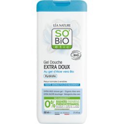 SO'BiO étic Gel ducha extra suave hidratante Aloe vera Bio 650 ml