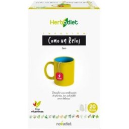 Novadiet Herbodiet Como un Reloj 1,5 gr 20 Bolsitas