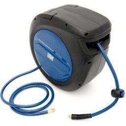 HBM carrete con manguera de aire comprimido automático