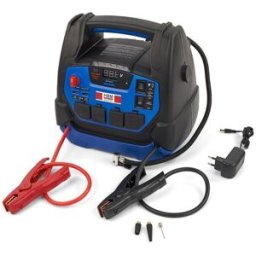 HBM Arrancador de coche, Booster de batería, 12/230 Voltios, 21 Ah