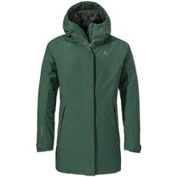 Schöffel Parka de invierno para mujer Style Froda 2L verde oscuro 44
