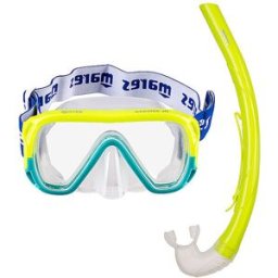 Mares Combo de set de buceo para niños Keewee Jr amarillo