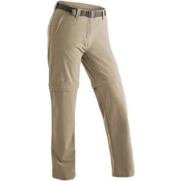 Maier Sports Pantalones de senderismo para mujer Nata2 ZipOff beige 40