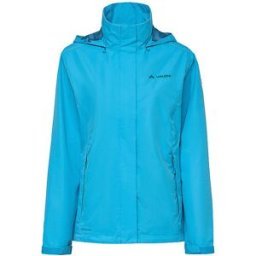 Vaude Chaqueta impermeable Escape Light para mujer azul claro 44
