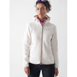 Vaude Chaqueta polar de mujer Kathi Polar Hoodie crema 38