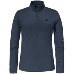 Schöffel Camiseta interior con cremallera para mujer Style Pine azul oscuro 46